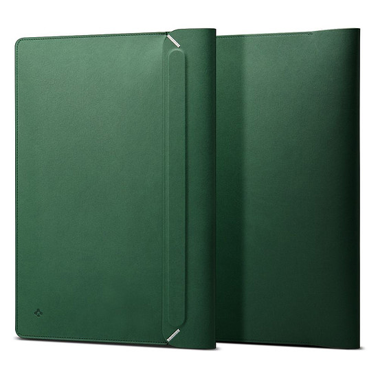 Spigen - Valentinus Sleeve - 13 - 14 hüvelykes laptophoz - Jeju zöld (KF2318287)