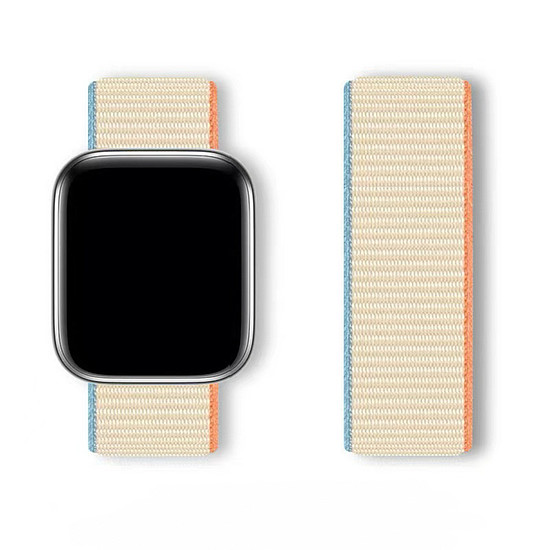 Sportszíj Apple Watch 38 / 40 / 41 mm-hez - bézs