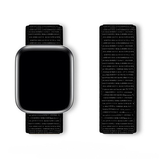 Sportszíj Apple Watch 38 / 40 / 41 mm-hez - fekete