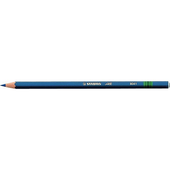 Stabilo All hatszögletű, mindenre író ceruza kék 8041