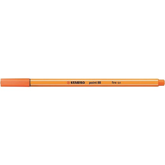 Stabilo Point 88 tűfilc halvány cinóber, hatszög alakú, műszaki rajzhoz kíváló 0,4mm 88/30