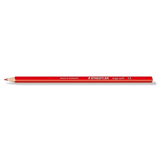Staedtler Ergo soft 157 színes ceruza piros normál háromszög környezetbarát