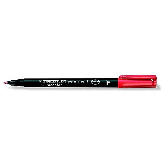 Staedtler Lumocolor 318 F OHP alkoholos rostirón piros, tűhegy 0,6mm