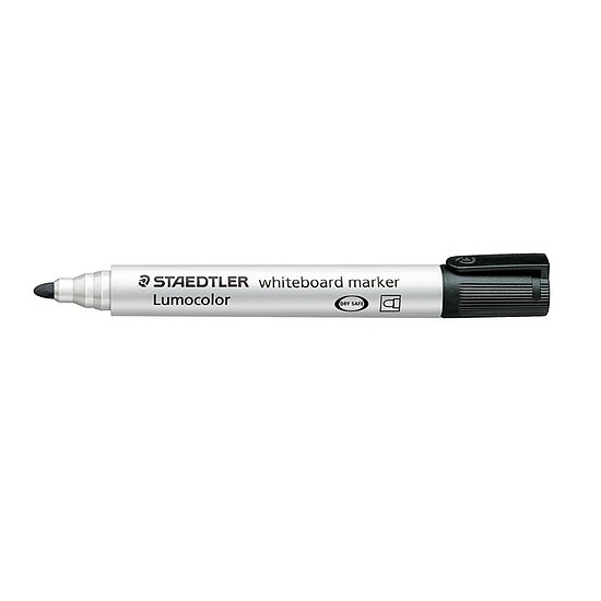 Staedtler Lumocolor 351 táblamarker fekete 2 mm kerek hegy