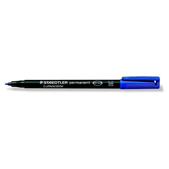 Staedtler Lumocolor OHP 317M alkoholos rostirón kék, kerek hegy 1,0mm