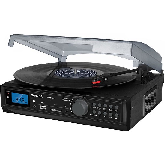STT 212U Lemezjátszó USB/SD/FM/BT SENCOR 