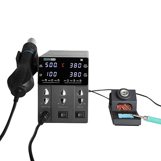 SUGON 212 forrólevegős forrasztóállomás + T12 Cob forrasztógép (212 2in1)