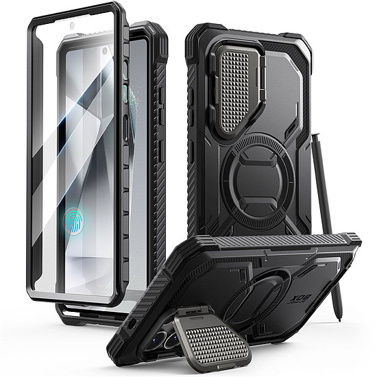 Supcase IBLSN Armorbox Mag tok Samsung Galaxy S25 Ultra-hoz, fekete