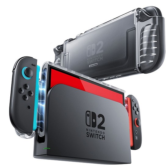 Supcase kristálytok Nintendo Switch 2-höz - átlátszó