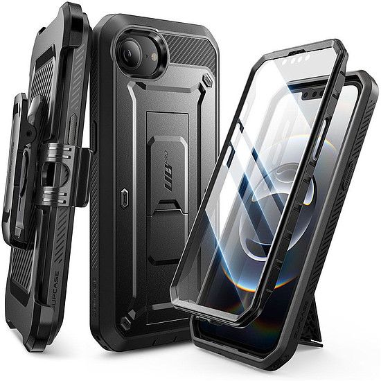Supcase Unicorn Beetle Pro iPhone 16e tok - fekete