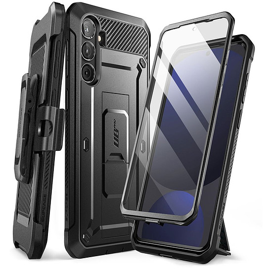 Supcase Unicorn Beetle Pro tok Samsung Galaxy S24 FE-hez, fekete