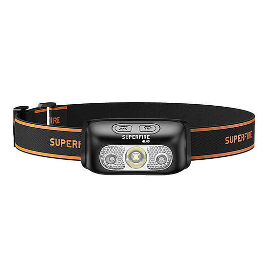 Superfire HL05-E fényszóró, 120lm, USB