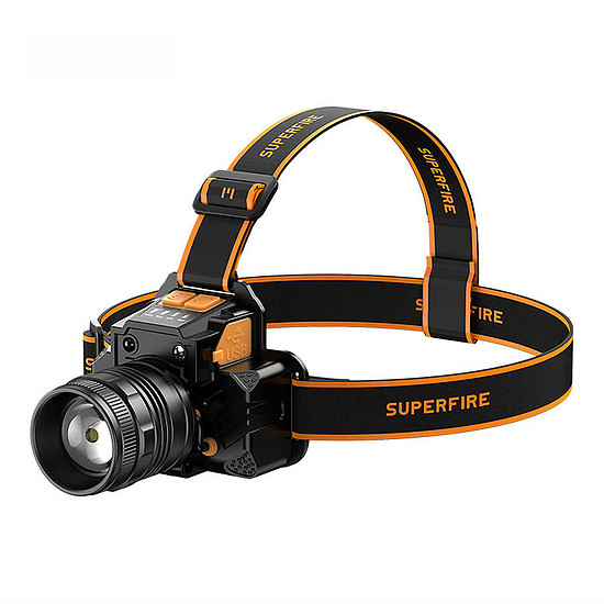 Superfire HL58 fényszóró, 350lm, USB (HL58)