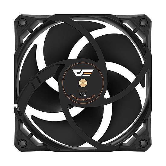 Számítógép ventilátor ARGB Darkflash S100, 120x120 fekete (S100 Black Fan)