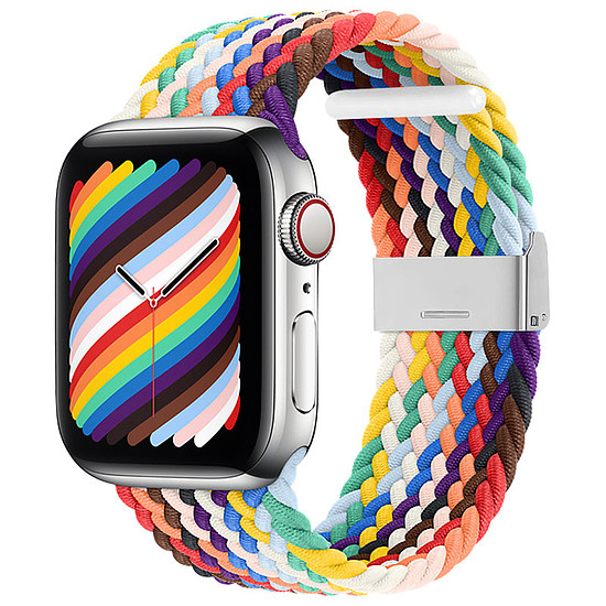 Szíj szövetből készült óraszíj Ultra / 8/7/6 / SE / 5/4/3/2 (49mm / 45mm / 44mm / 42mm) fonott szövet szíj karkötő minta 2