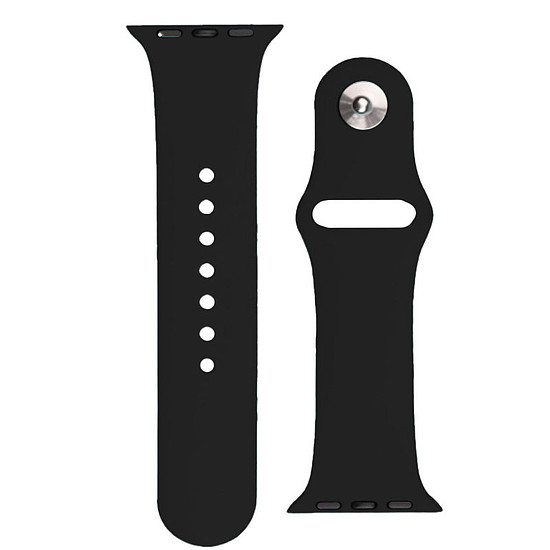 Szilikon szíj APS szilikon óraszíj Ultra / 8/7/6/5/4/3/2 / SE (45/44 / 42 mm) szíj fekete