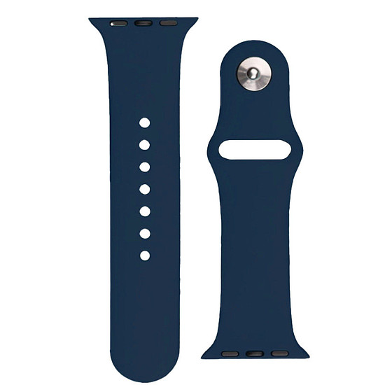 Szilikon szíj APS szilikon óraszíj Ultra / 8/7/6/5/4/3/2 / SE (45/44 / 42 mm) szíj, sötétkék