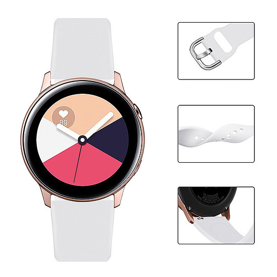 Szilikon szíj TYS okosóra szíj univerzális 22mm piros