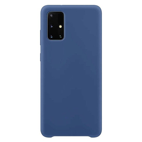 Szilikon tok puha, rugalmas gumiborítás Samsung Galaxy A72 4G sötétkékhez