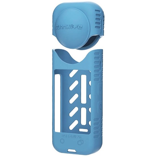 Szilikon védőtok + lencsevédő Sunnylife Insta360 X4-hez kék (X4-BHT818-B)