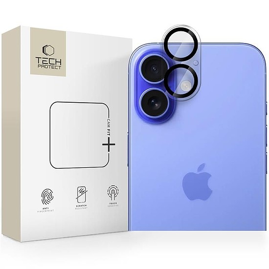 Tech-Protect Cam Fit+ kameravédő iPhone 16 / 16 Plushoz - átlátszó