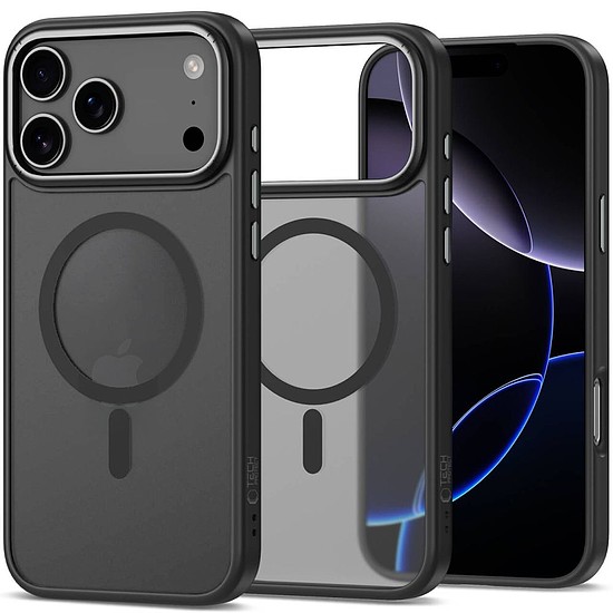 Tech-Protect CamEdge MagSafe tok iPhone 17 Pro Maxhoz - matt átlátszó