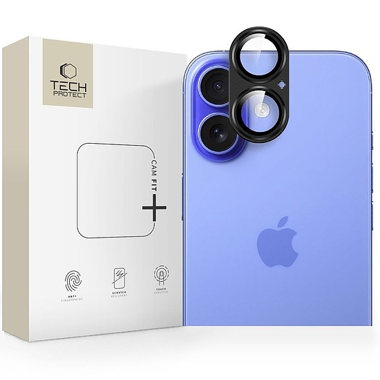 Tech-Protect Camfull Fit+ kameravédő iPhone 17-hez - fekete