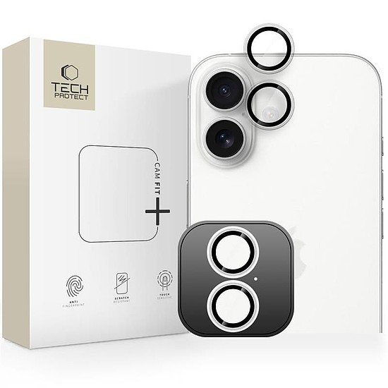 Tech-Protect Camring Fit+ kameravédő iPhone 17-hez - átlátszó