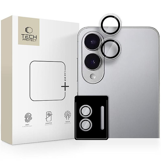 Tech-Protect Camring Fit+ kameravédő tok Samsung Galaxy S25 Edge-hez - átlátszó