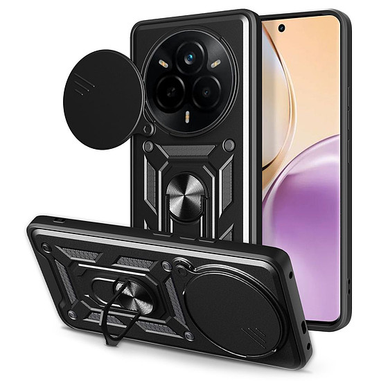 Tech-Protect CamShield Pro tok Realme 14 Pro 5G-hez - fekete