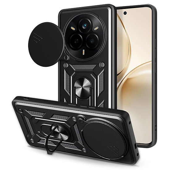 Tech-Protect CamShield Pro tok Realme 14 Pro+5G-hez - fekete