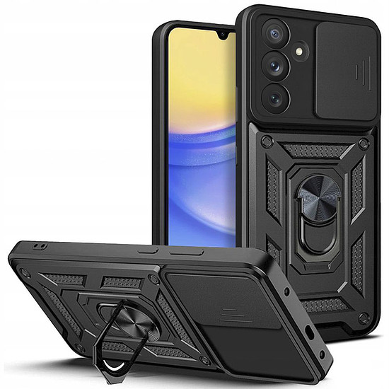 Tech-Protect CamShield Pro tok Samsung Galaxy A15 4G / 5G készülékhez - fekete