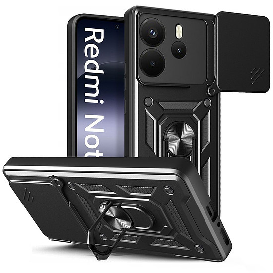 Tech-Protect CamShield Pro tok Xiaomi Redmi Note 14 4G / LTE készülékhez - matt fekete