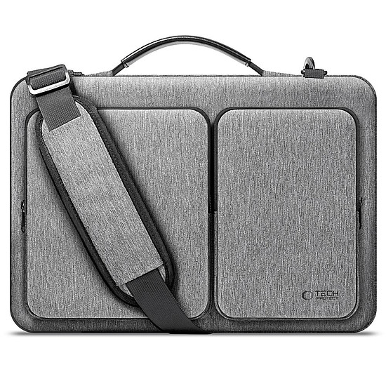 Tech-Protect Defender laptop táska 13-14 hüvelykes laptophoz - szürke