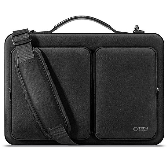 Tech-Protect Defender laptop táska 15-16" - fekete