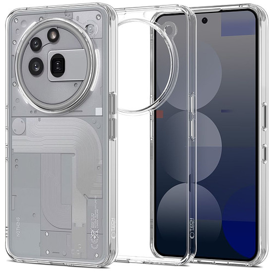 Tech-Protect FlexAir hibrid tok Nothing Phone 3A Pro készülékhez - átlátszó