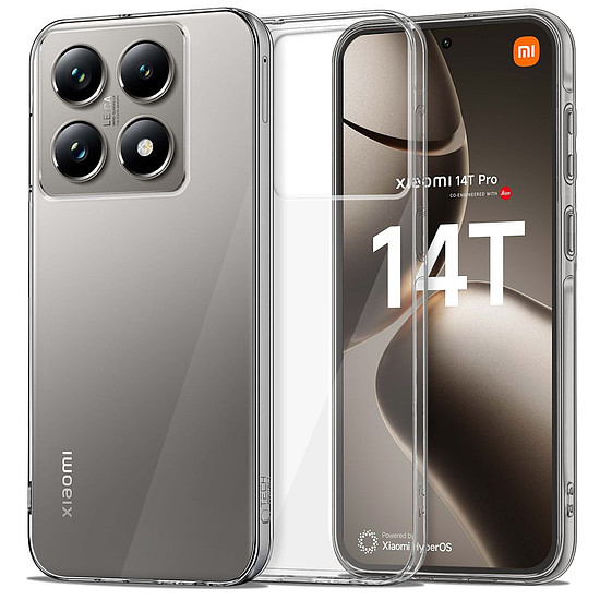 Tech-Protect FlexAir hibrid tok Xiaomi 14T Pro-hoz - átlátszó