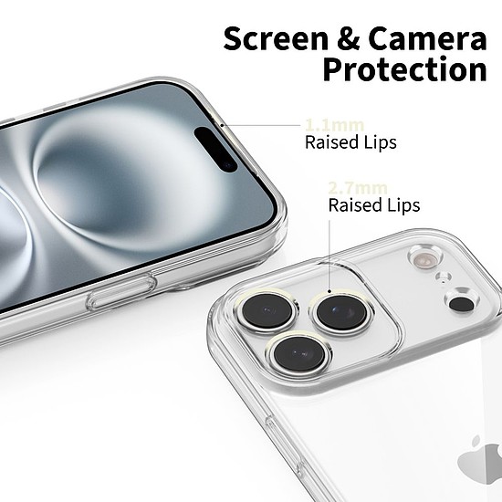 Tech-Protect FlexAir tok iPhone 17 Próhoz - átlátszó