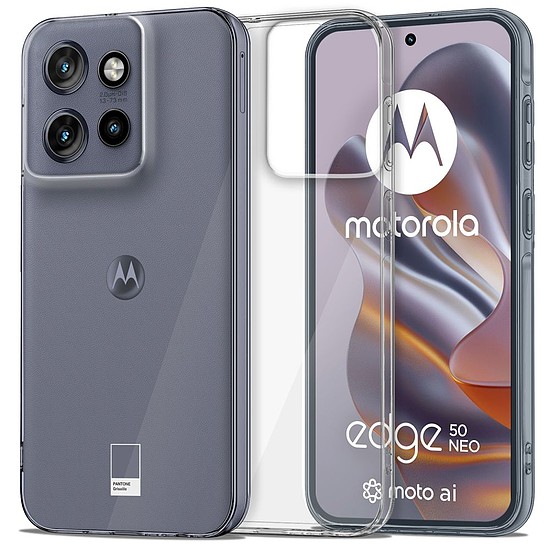 Tech-Protect FlexAir tok Motorola Edge 50 Neo-hoz - átlátszó