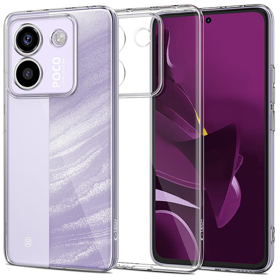 Tech-Protect FlexAir tok Xiaomi Poco M7 Pro 5G-hez - átlátszó