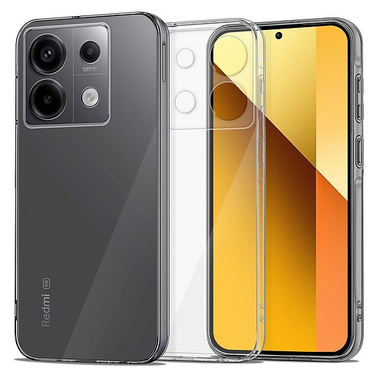Tech-Protect FlexAir+ tok Xiaomi Redmi Note 13 5G telefonhoz - átlátszó