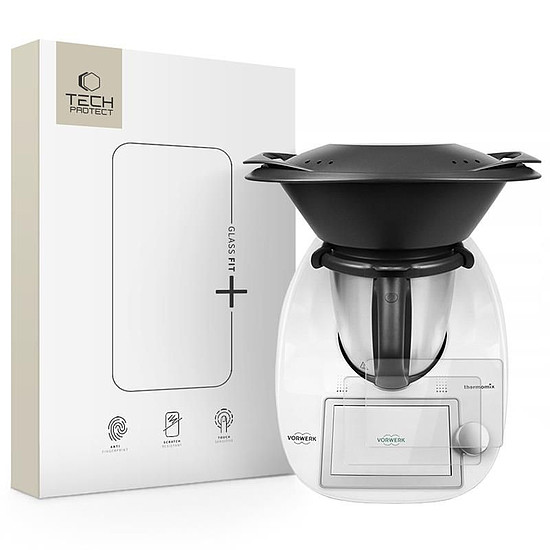 Tech-Protect Glass Fit+ 2 db-os edzett üveg Thermomix TM6-hoz - átlátszó
