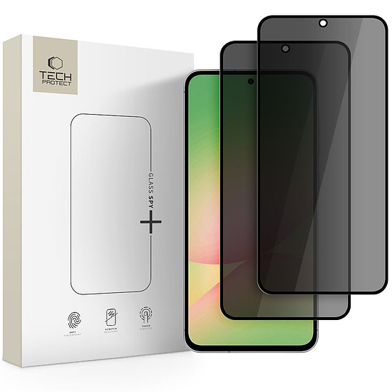 Tech-Protect Glass Spy+ 2 db-os betekintést gátló üveg Samsung Galaxy A36 / A56 5G készülékhez