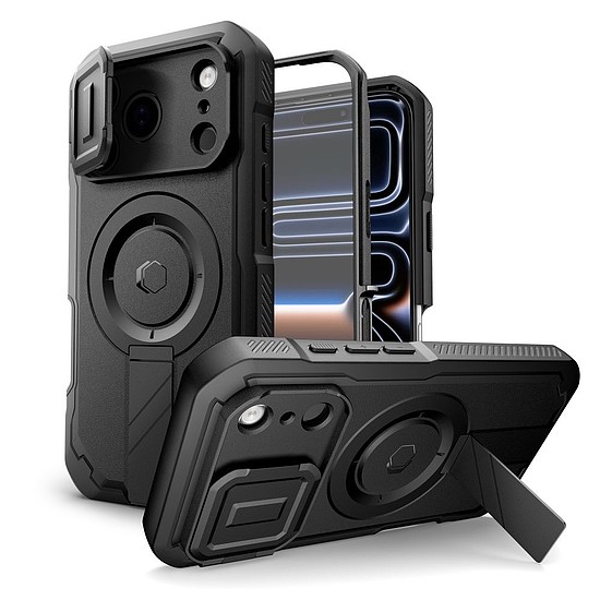 Tech-Protect Kevlar MagSafe tok iPhone 17 Pro Maxhoz - fekete