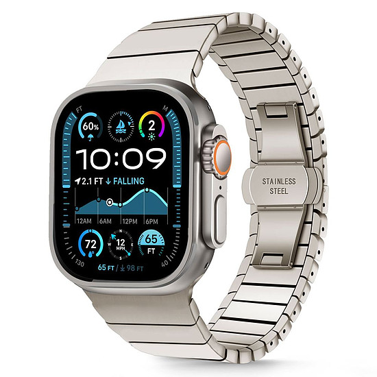 Tech-Protect LinkBand szíj Apple Watch 44 / 45 / 46 / 49 mm-hez - Titán