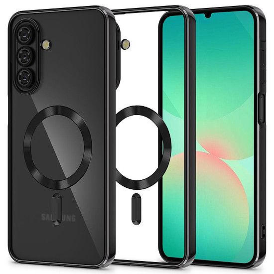 Tech-Protect MagFlex MagSafe tok Samsung Galaxy A26 5G-hez - átlátszó fekete