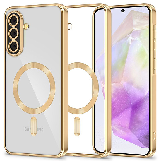 Tech-Protect MagFlex MagSafe tok Samsung Galaxy A36 5G-hez - átlátszó arany