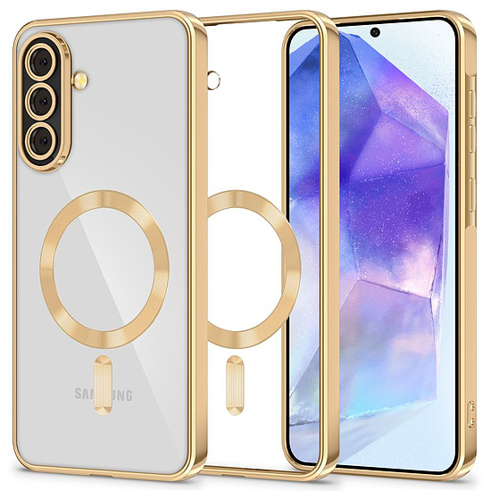 Tech-Protect MagFlex MagSafe tok Samsung Galaxy A56 5G-hez - átlátszó arany