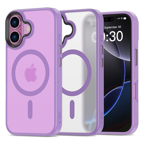 Tech-Protect MagMat MagSafe iPhone 16 tok - lila