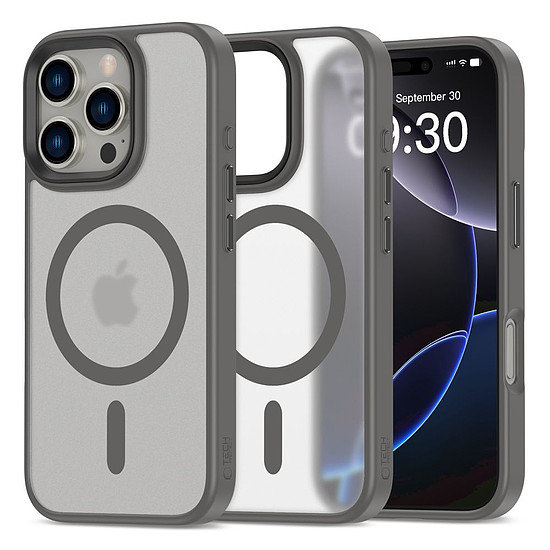 Tech-Protect MagMat MagSafe tok iPhone 16 Pro Maxhoz - titán